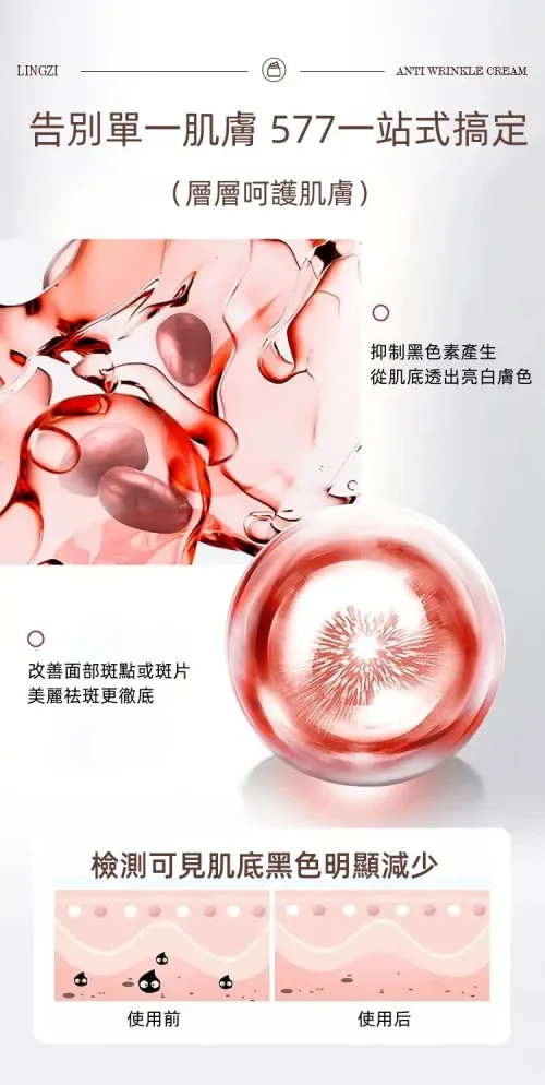 零姿美白祛斑抗皺霜 面部淡紋補水保濕 用這一罐就夠了！縮短美白週期 源頭卓效淡斑 - 25
