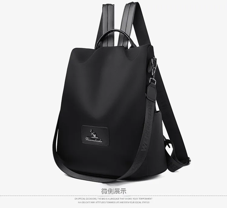 🎨【時尚真皮雙肩包】 时尚百搭x匠心手工 職人一針一線縫製，不只有超高顏值，更是耐用的工藝品！通勤/旅行皆時尚滿分。✅ 🦘 袋鼠仿生設計：靈感源自袋鼠育兒袋，多層次開口設計，取物便利、分類收納，讓你告別雜亂，從此不再“海底撈針” - 13