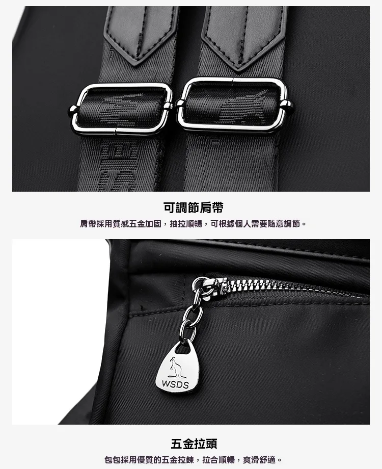 🎨【時尚真皮雙肩包】 时尚百搭x匠心手工 職人一針一線縫製，不只有超高顏值，更是耐用的工藝品！通勤/旅行皆時尚滿分。✅ 🦘 袋鼠仿生設計：靈感源自袋鼠育兒袋，多層次開口設計，取物便利、分類收納，讓你告別雜亂，從此不再“海底撈針” - 20